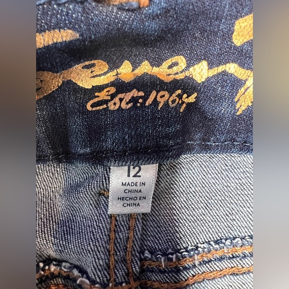 Seven7 Tummyless high rise skinny jeans denim size 12 dark wash stretch slimming - Picture 5 of 10